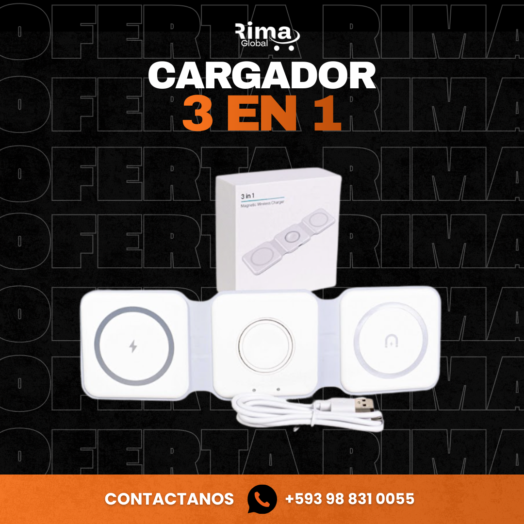 CARGADOR 3 EN 1